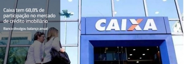 Caixa tem 68,8% de participao no mercado de crdito imobilirio
